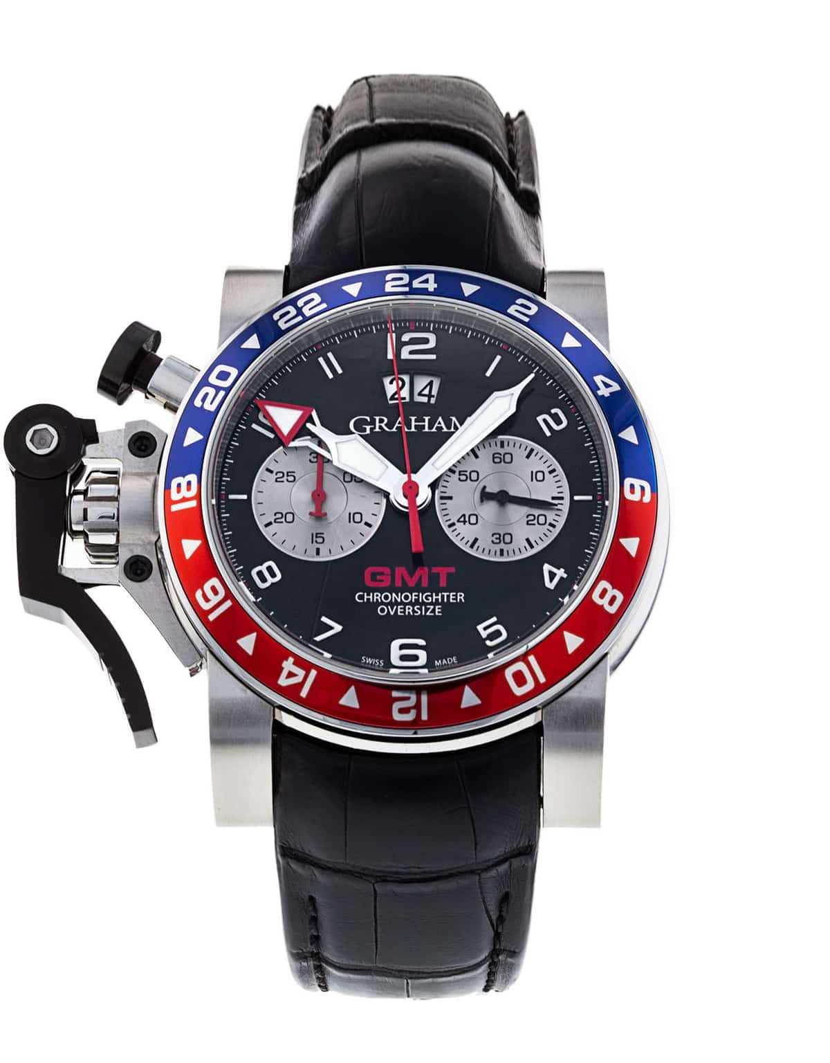 Graham Chronofighter Oversize GMT - Steel 20VHS.B39A